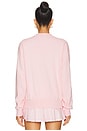 view 3 of 4 No Problemo Sweatshirt in Pale Pink