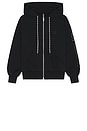 view 1 of 6 Alien-O Zip Through Hoodie in Black