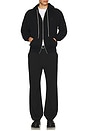view 6 of 6 Alien-O Zip Through Hoodie in Black