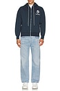 view 4 of 4 Nyp Zip Through Hoodie in Navy