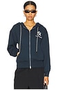 view 1 of 4 Nyp Zip Through Hoodie in Navy