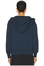 view 3 of 4 Nyp Zip Through Hoodie in Navy