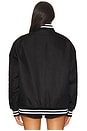 view 4 of 5 Nyp Nylon Varsity Jacket in Black