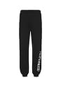 view 4 of 5 PANTALÓN DEPORTIVO NO PROBLEMO LOGO in Black