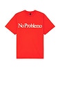 view 1 of 4 No Problemo Short Sleeve Tee in Red