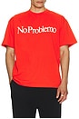 view 3 of 4 No Problemo Short Sleeve Tee in Red