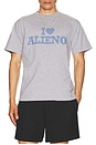 view 3 of 4 I Heart Short Sleeve Tee in Grey Marl