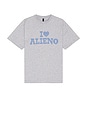 view 1 of 4 CAMISETA I HEART ALIENO in Grey Marl