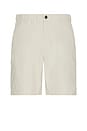view 1 of 3 Ezra Relaxed Solotex Twill Shorts in Stone