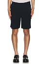 view 3 of 4 Ezra Relaxed Organic Stretch Twill Shorts in Dark Navy