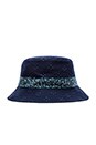 view 2 of 5 Reversible Discharge Bucket Hat in Indigo