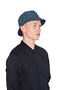 view 5 of 5 Reversible Discharge Bucket Hat in Indigo