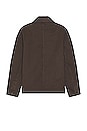 view 2 of 3 Tyge Organic Broken Twill Overshirt in Heathland Brown