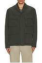 view 3 of 4 Mads Travel Light Overshirt in Black Olive