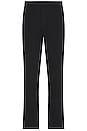 view 3 of 5 Ezra Relaxed Organic Stretch Twill Trouser in Black
