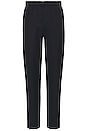 view 3 of 4 Ezra Relaxed Cotton Wool Twill Trouser in Dark Navy