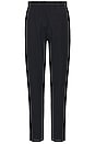 view 4 of 4 Ezra Relaxed Cotton Wool Twill Trouser in Dark Navy