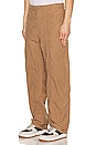 view 2 of 5 Sigur Relaxed Waxed Nylon Fatigue Trouser in Camel