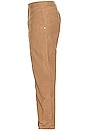 view 5 of 5 Sigur Relaxed Waxed Nylon Fatigue Trouser in Camel