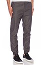 view 2 of 3 Marvin Crisp Cotton Pant in Grey