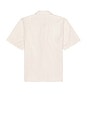 view 2 of 3 Carsten Stripe Short Sleeve Shirt in Marble White