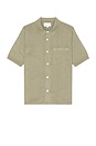 view 1 of 3 Rollo Cotton Linen Short Sleeve Shirt in Clay