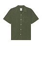 view 1 of 3 Carsten Cotton Tencel Shirt in Spruce Green