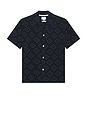 view 1 of 4 Mads Batik Shirt in Dark Navy