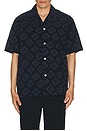 view 3 of 4 Mads Batik Shirt in Dark Navy