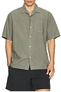 view 3 of 4 Carsten Cotton Tencel Shirt in Mid Khaki