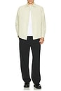 view 4 of 4 Algot Relaxed Cotton Linen Shirt in Pale Yellow
