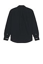view 2 of 4 Algot Relaxed Cotton Linen Shirt in Dark Navy
