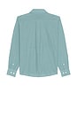 view 2 of 4 Algot Relaxed Cotton Linen Shirt in Greyish Blue