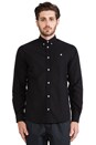 view 1 of 3 Anton Oxford Button Down in Black