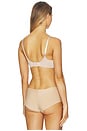 view 3 of 4 Liquid Smooth Shape Minimizer Bra in Light Mocha