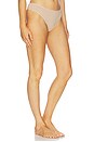 view 4 of 6 Bliss Bare Cotton Thong 3-pack in Peach Whip, Nostalgia Rose & Buff