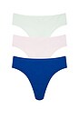 view 1 of 2 TANGA BLISS in Misty Orchid, Iced Mint, & Dark Cobalt