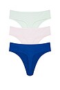 view 2 of 2 TANGA BLISS in Misty Orchid, Iced Mint, & Dark Cobalt