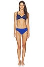 view 5 of 5 Bliss Bare Cotton Thong 3-pack in Misty Orchid, Iced Mint, & Dark Cobalt