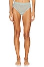 view 1 of 4 Bliss Allure One Size Lace Thong in Meadow
