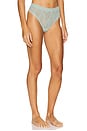 view 2 of 4 Bliss Allure One Size Lace Thong in Meadow