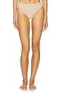 view 3 of 6 Bliss Bare Cotton Thong 3-pack in Café