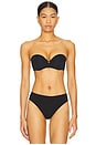 view 1 of 5 Pure Luxe Strapless Contour Underwire Bra in Black