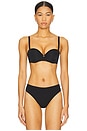 view 2 of 5 Pure Luxe Strapless Contour Underwire Bra in Black