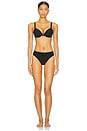 view 4 of 4 Pure Luxe Custom Coverage Contour Bra in Black