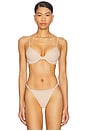 view 1 of 4 Verge Convertible Plunge T-shirt Bra in Cafe