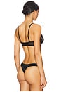 view 3 of 4 Peony Unlined Underwire Bra in Black