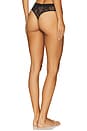 view 3 of 4 Bliss Allure One Size Lace Thong 3 Pack in Black