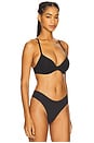 view 2 of 5 Convertible Demi T-shirt Bra in Black