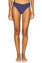 view 1 of 4 Bliss Bare Cotton Thong in Vintage Navy
